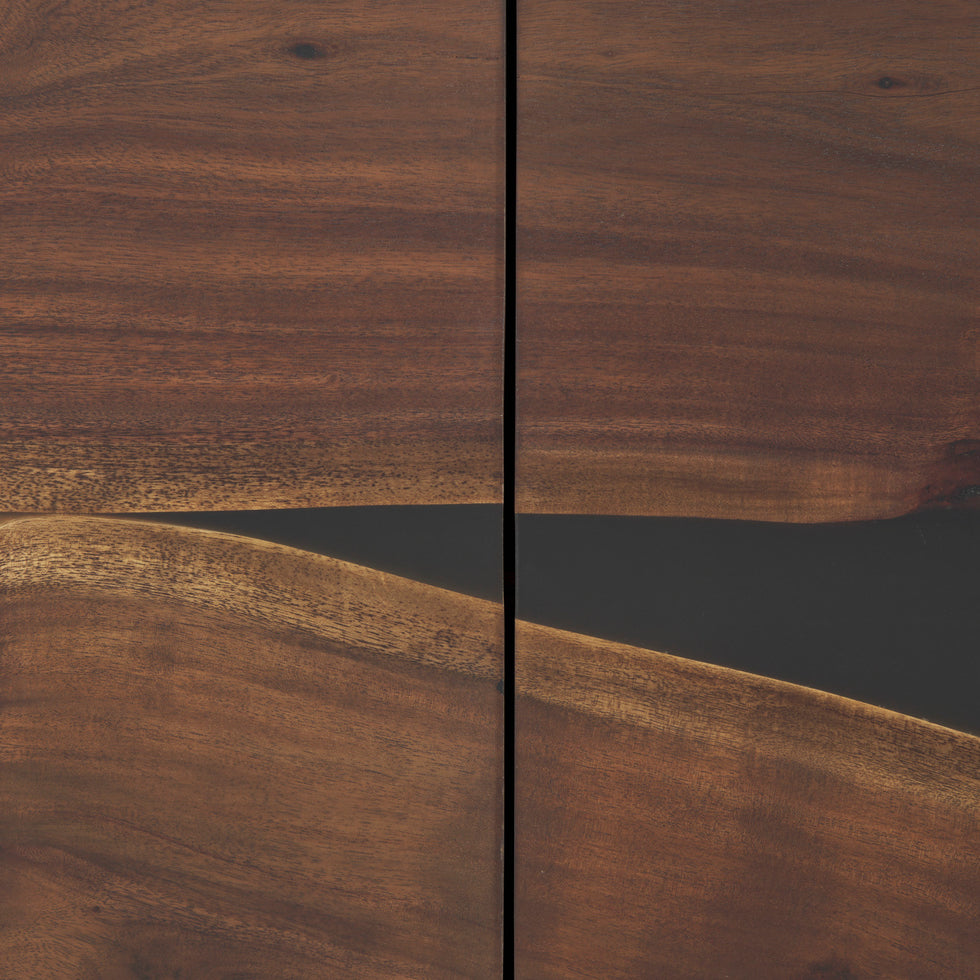 Mercana - Hemlock Sideboard in Brown, Solid Wood