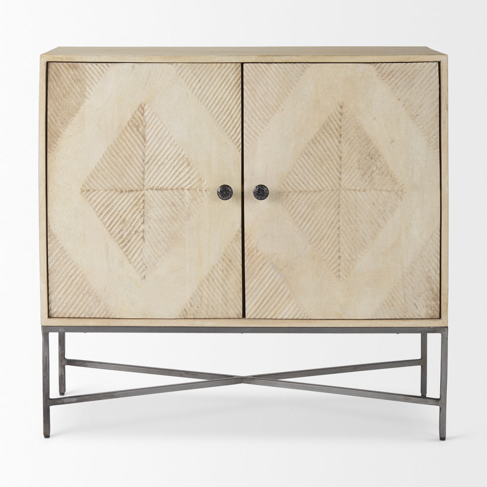 Mercana - Hogarth Accent Cabinet in Brown, Iron/Wood