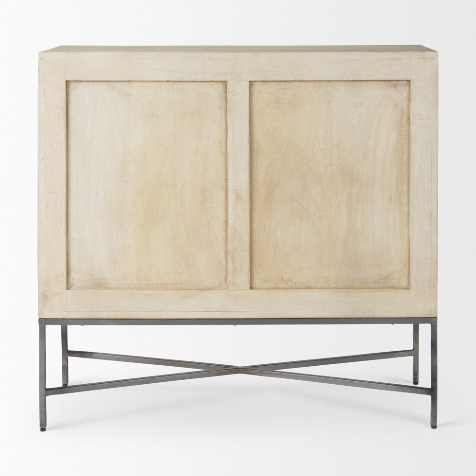 Mercana - Hogarth Accent Cabinet in Brown, Iron/Wood