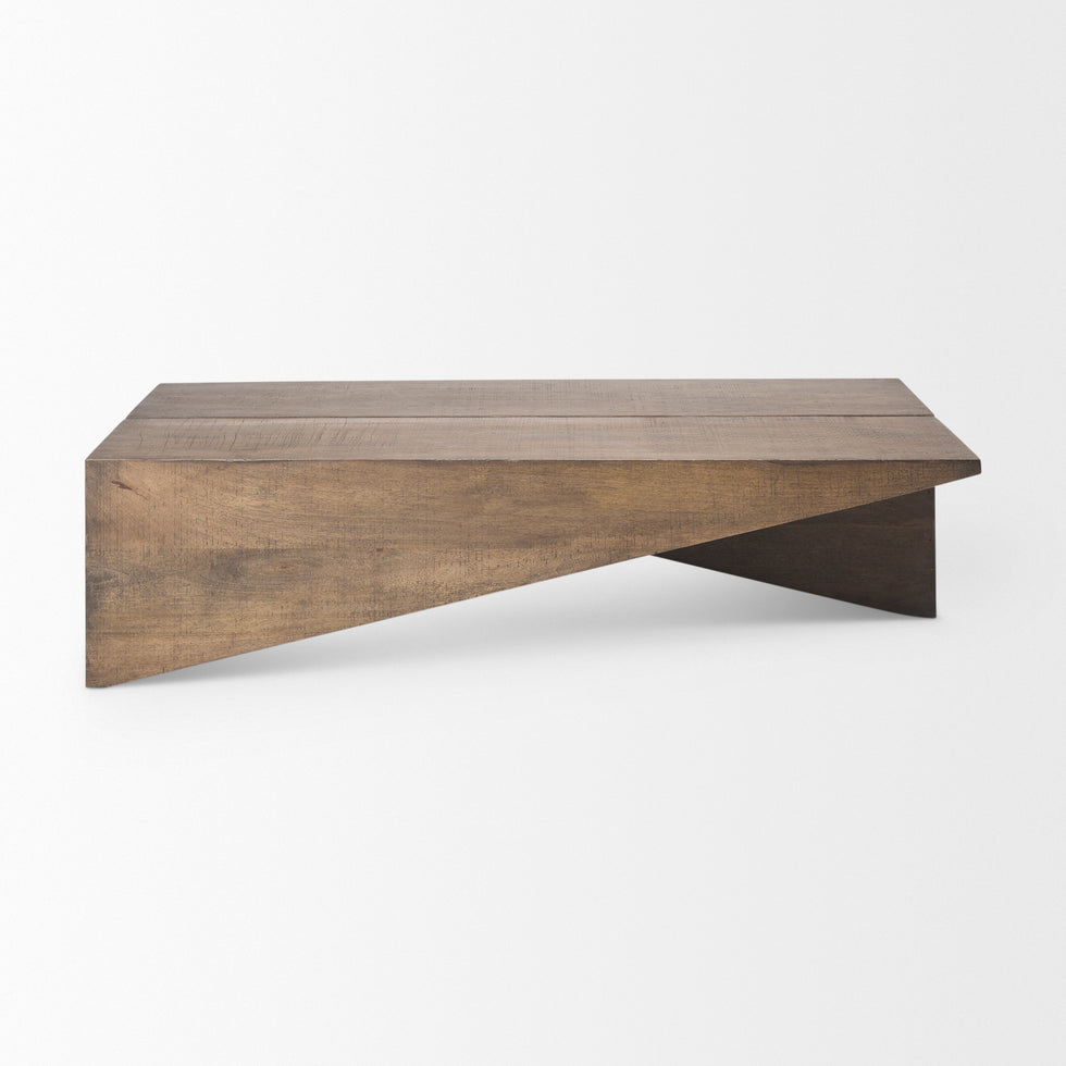 Mercana - West Coffee Table in Brown, Solid Wood