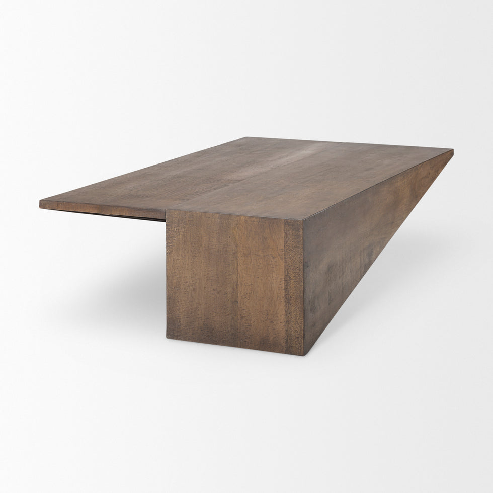 Mercana - West Coffee Table in Brown, Solid Wood