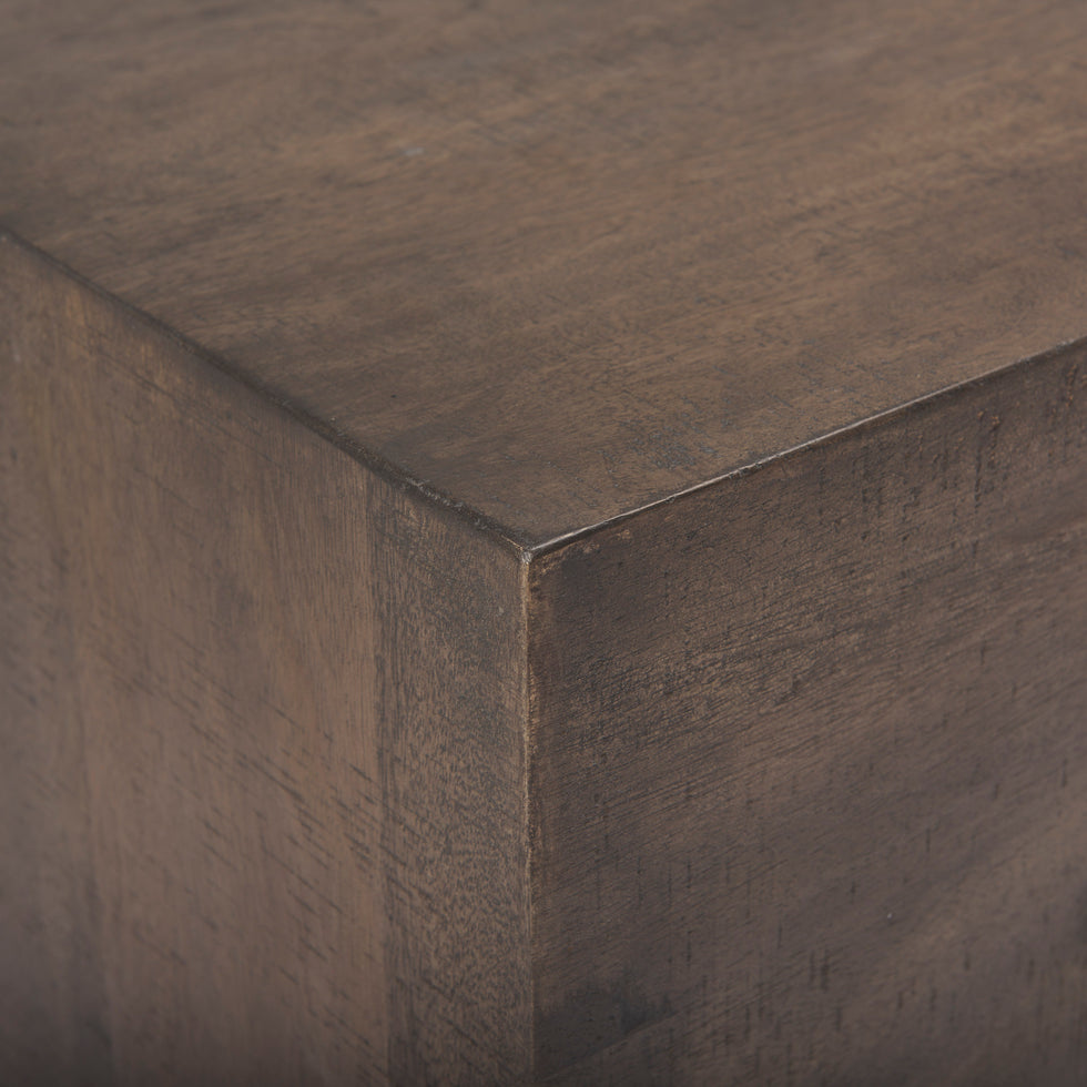 Mercana - West Coffee Table in Brown, Solid Wood