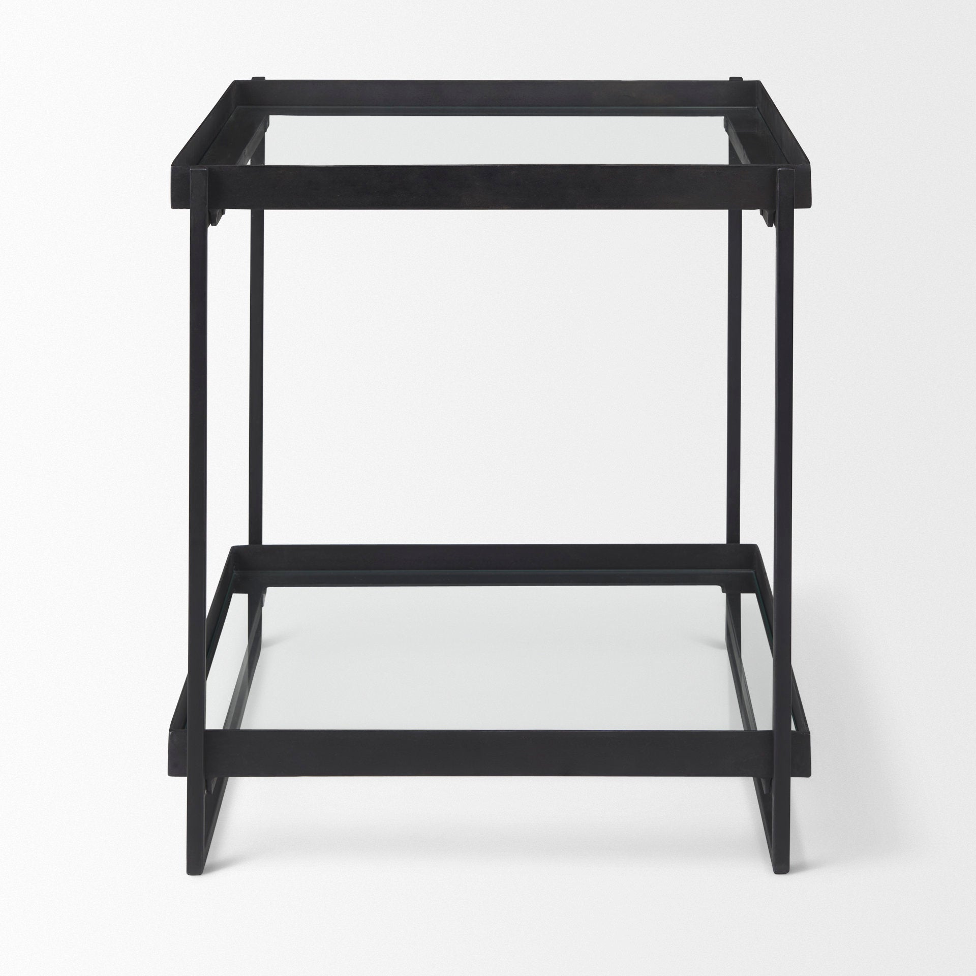 Mercana - Trey Accent Table in Black, Metal