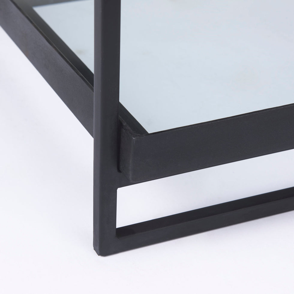 Mercana - Trey Accent Table in Black, Metal