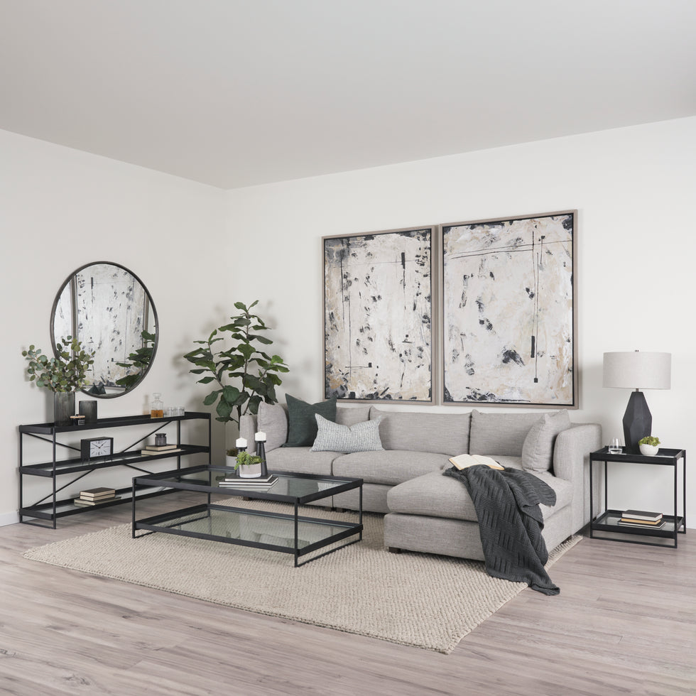 Mercana - Trey Accent Table in Black, Metal