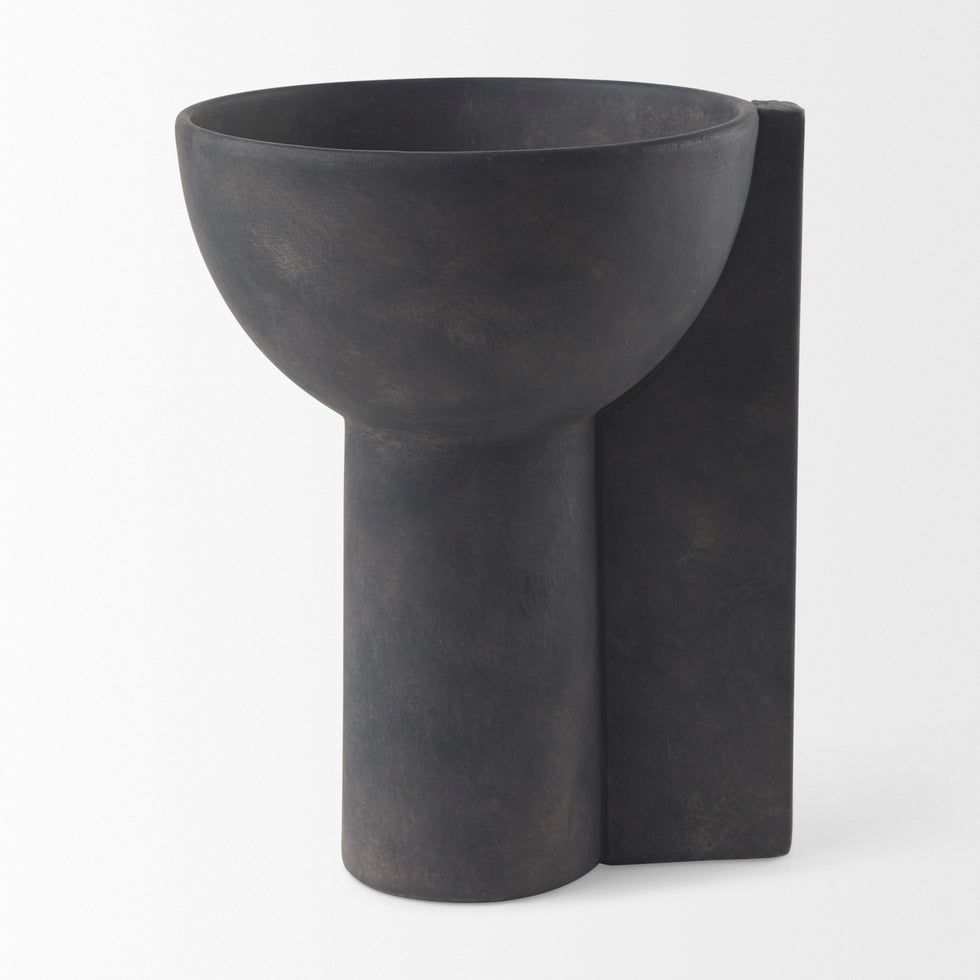 Mercana - Sariah Vase in Black, Ceramic