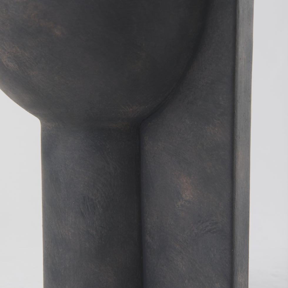 Mercana - Sariah Vase in Black, Ceramic