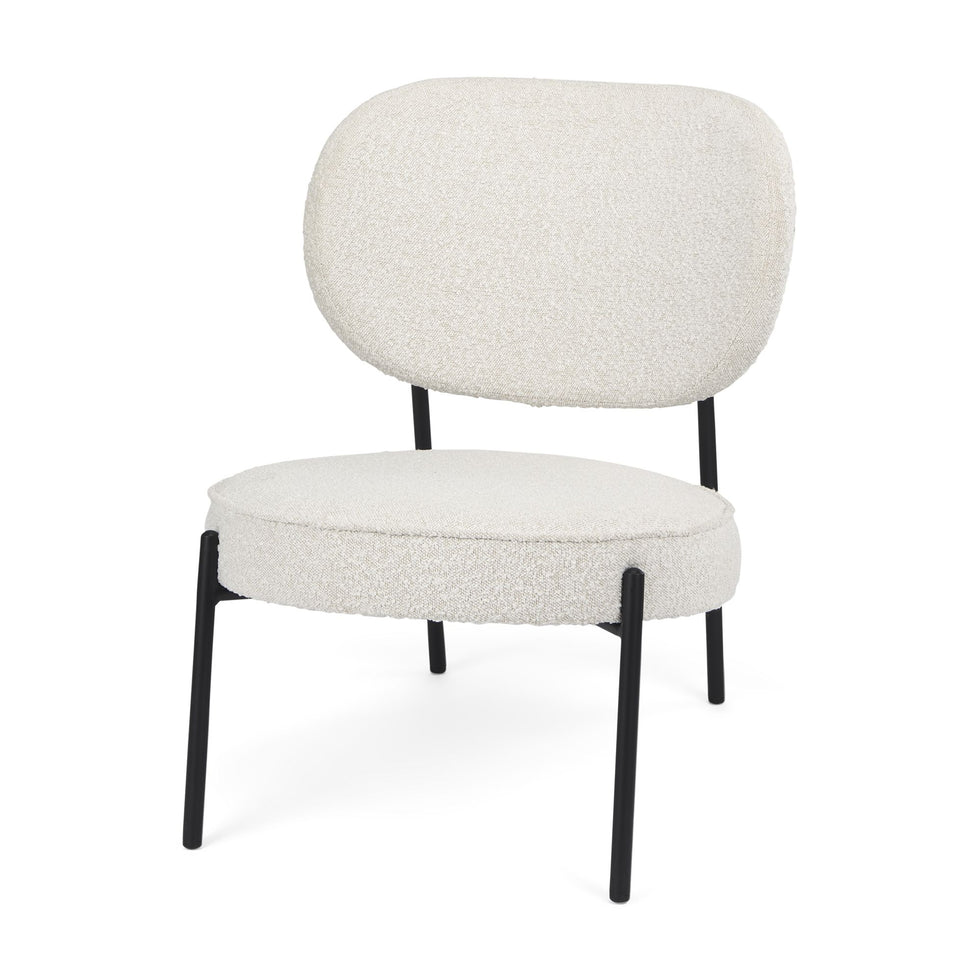 Mercana - Amelia Accent Chair in Cream, Boucle