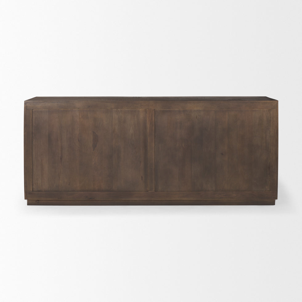 Mercana - West Sideboard in Brown, Solid Wood