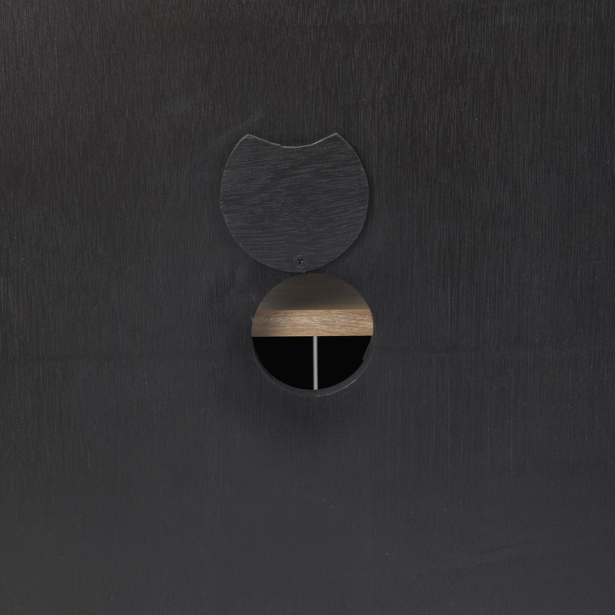 Mercana Sloan Sideboard - Black, Wood/Metal