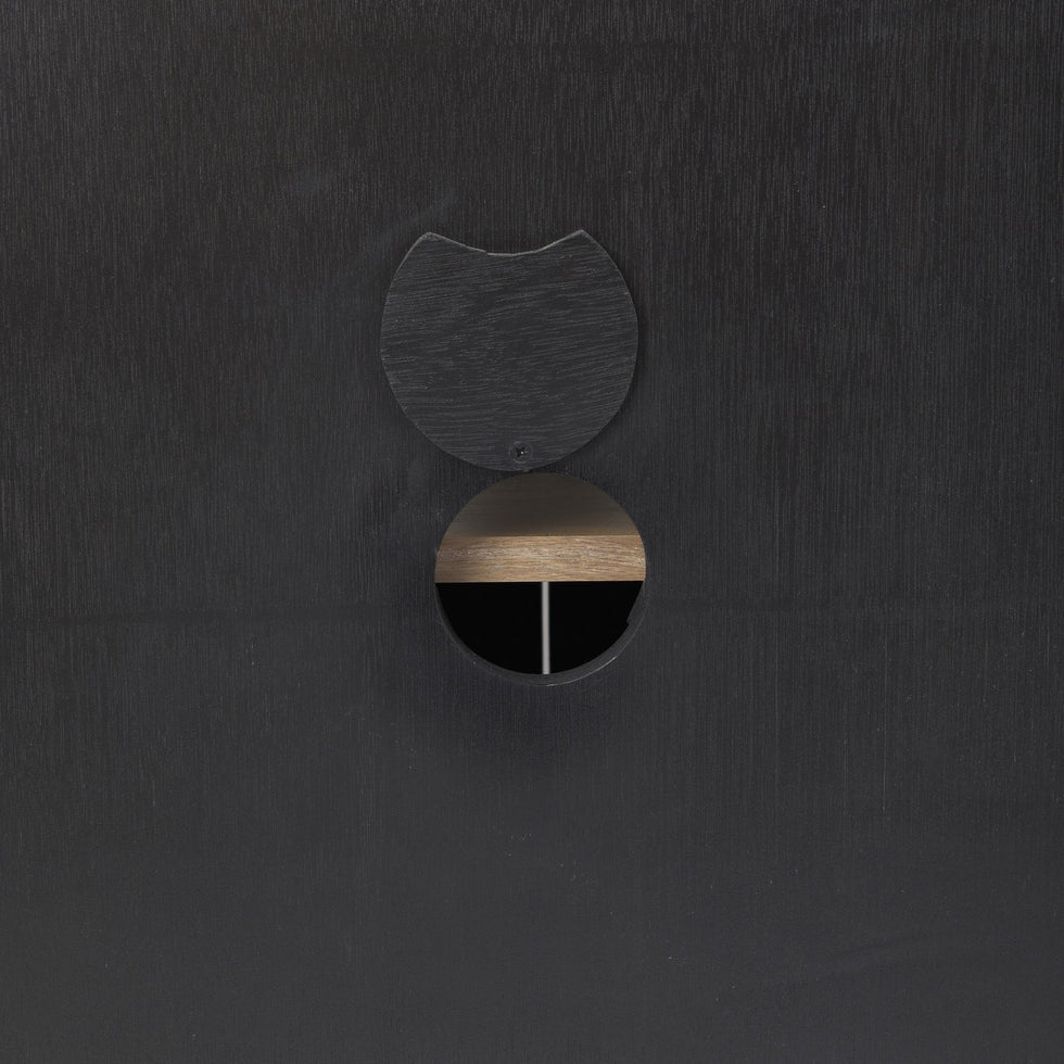 Mercana Sloan Sideboard - Black, Wood/Metal