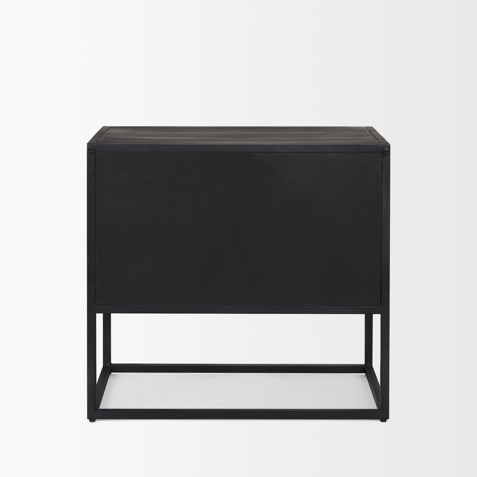 Mercana - Sloan End Table in Black, Metal
