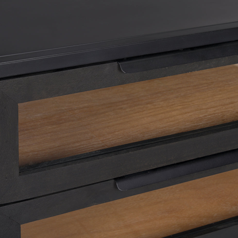 Mercana - Sloan End Table in Black, Metal