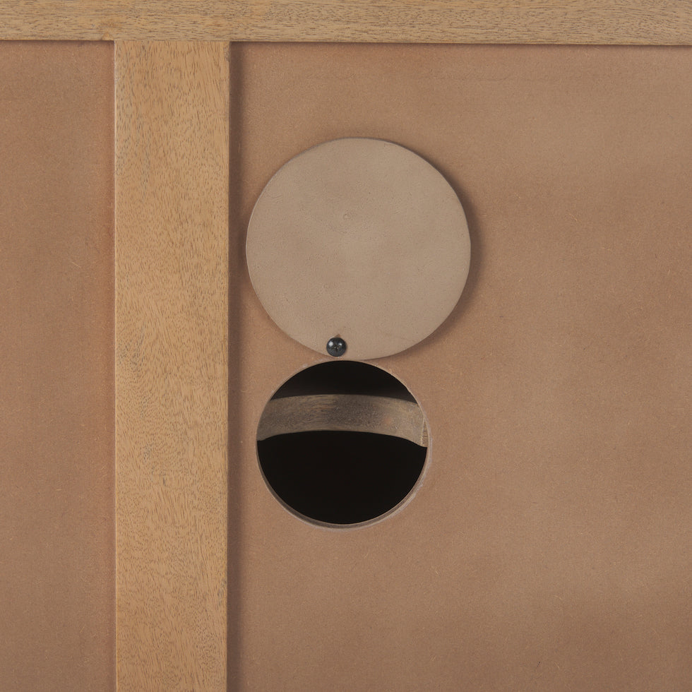 Mercana - Sable Accent Cabinet in Brown, Solid Wood