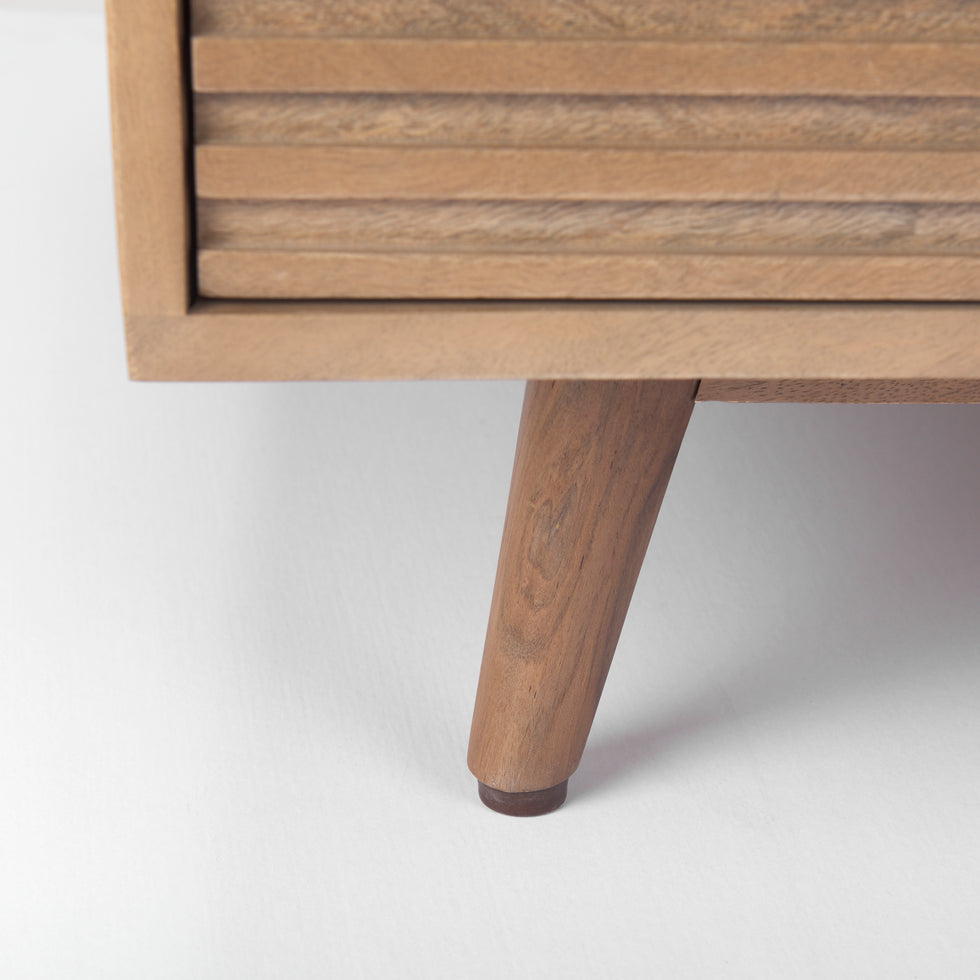 Mercana - Sable Coffee Table in Brown, Solid Wood