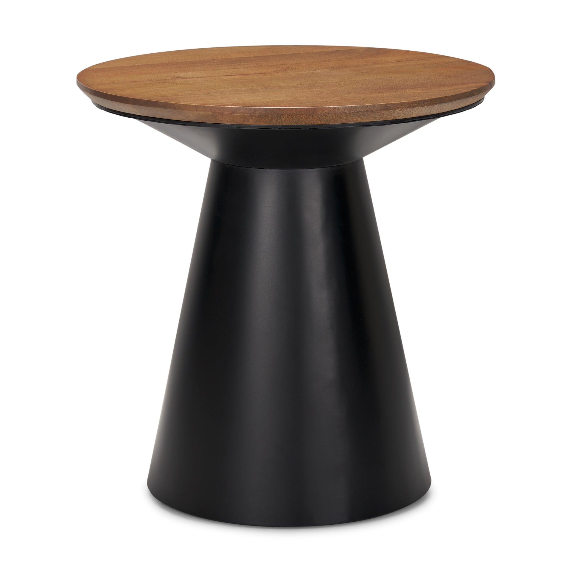 Mercana - Mitchell End Table in Black, Metal