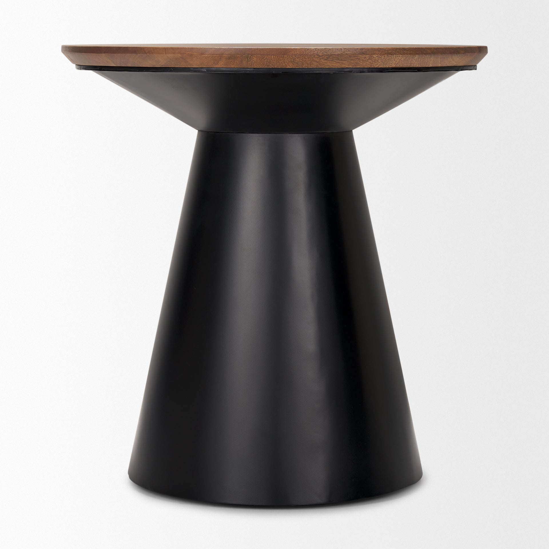 Mercana - Mitchell End Table in Black, Metal
