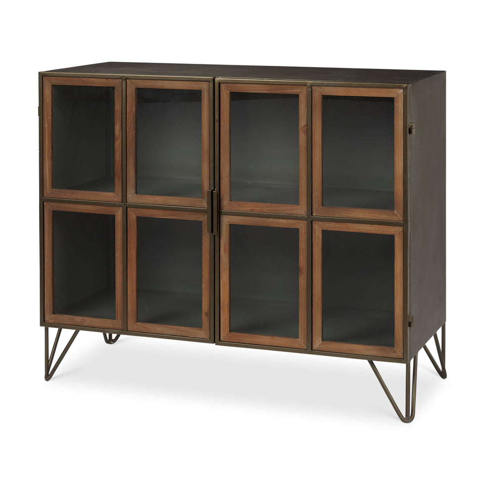 Mercana - Pandora Accent Cabinet in Brown, Iron