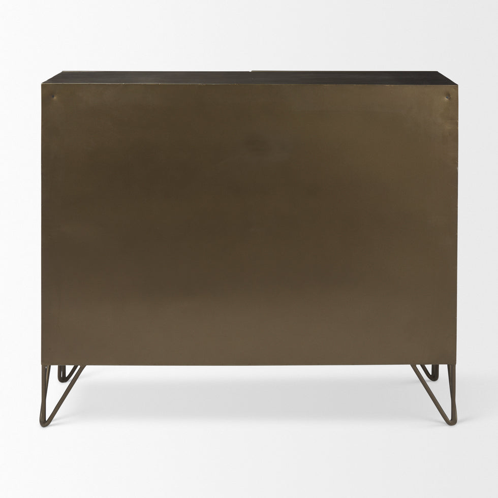 Mercana - Pandora Accent Cabinet in Brown, Iron