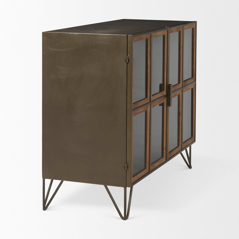 Mercana - Pandora Accent Cabinet in Brown, Iron