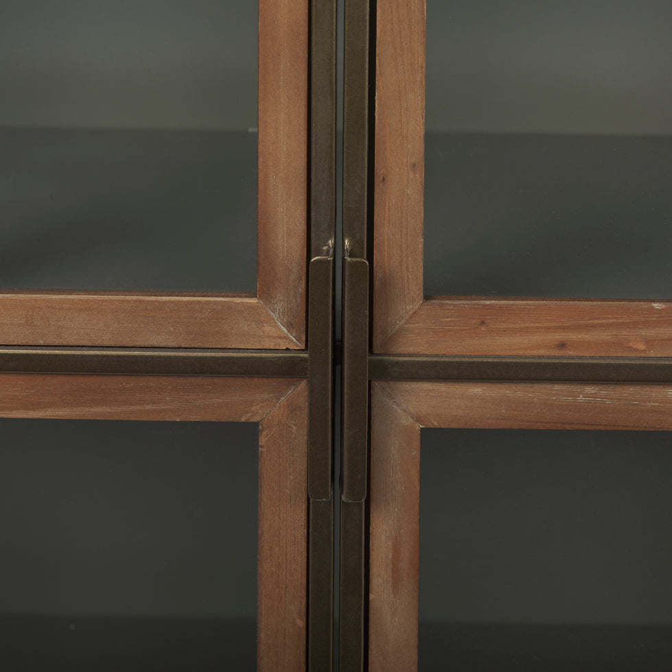 Mercana - Pandora Accent Cabinet in Brown, Iron