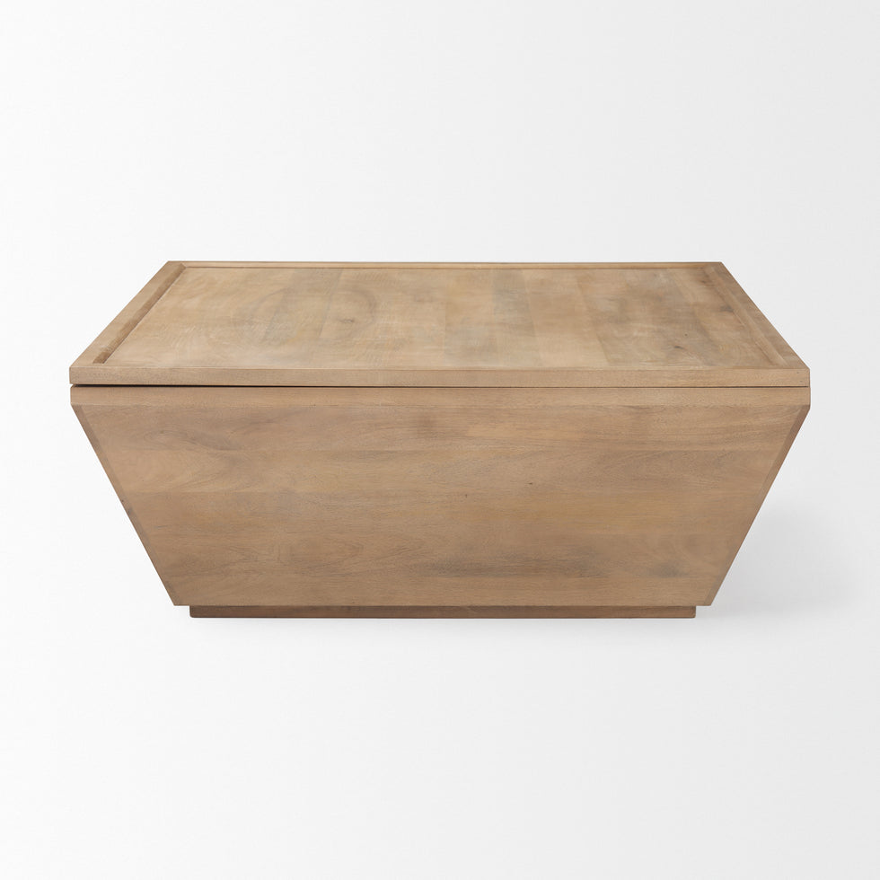 Mercana - Wyatt Coffee Table in Brown, Solid Wood