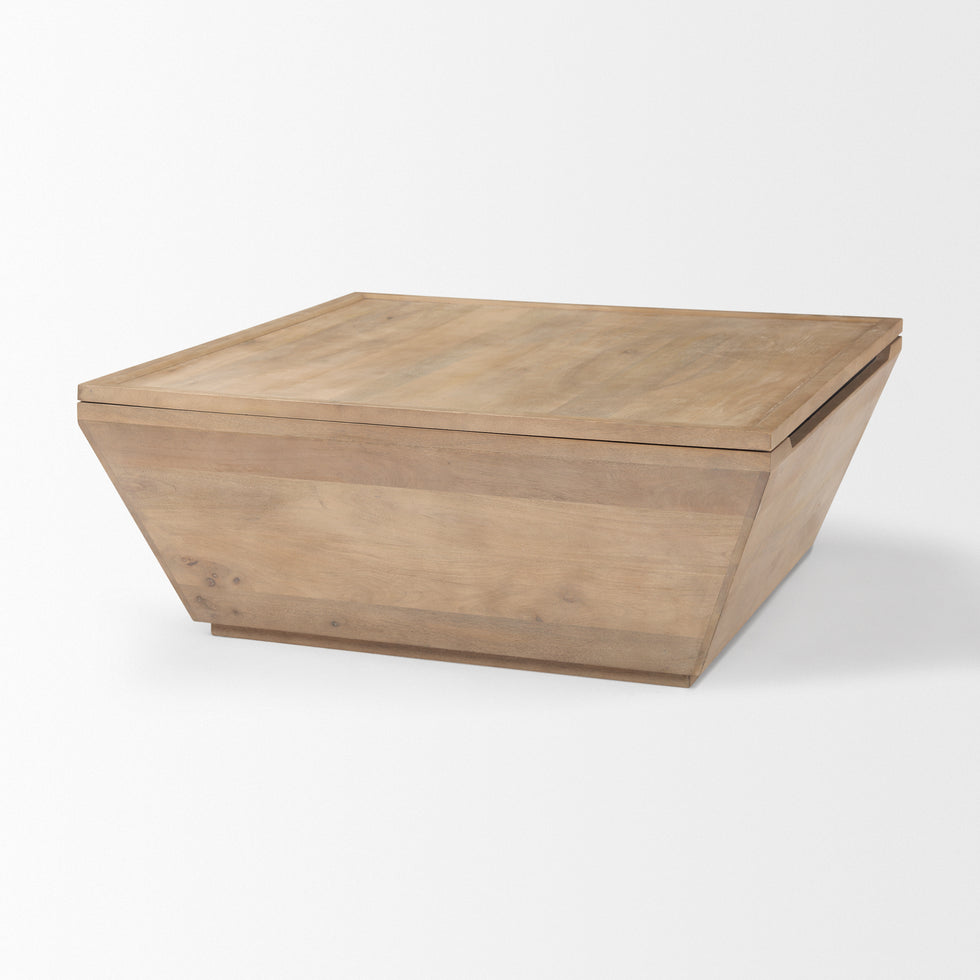 Mercana - Wyatt Coffee Table in Brown, Solid Wood