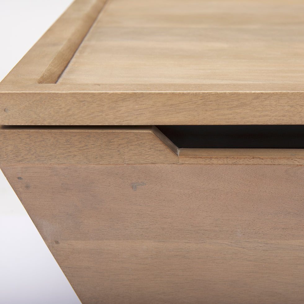 Mercana - Wyatt Coffee Table in Brown, Solid Wood