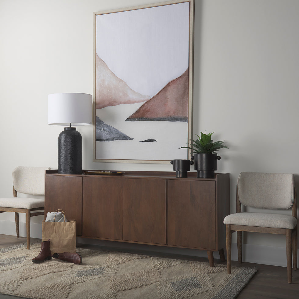 Mercana - Lillie Sideboard in Brown, Solid Wood