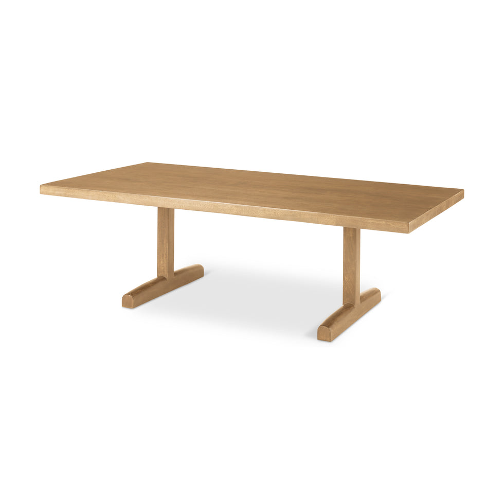 Mercana - Viktor Coffee Table in Brown, Solid Wood