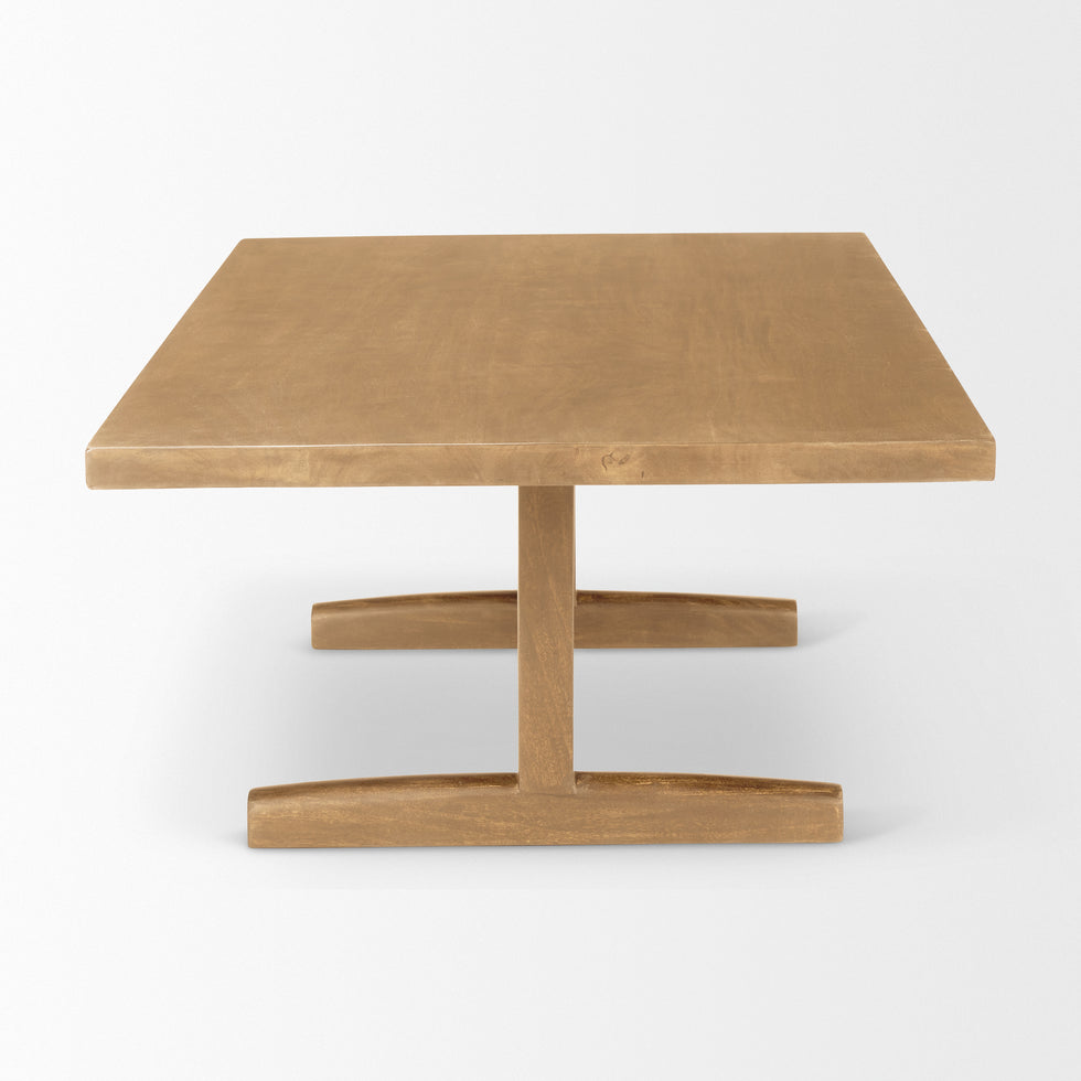 Mercana - Viktor Coffee Table in Brown, Solid Wood