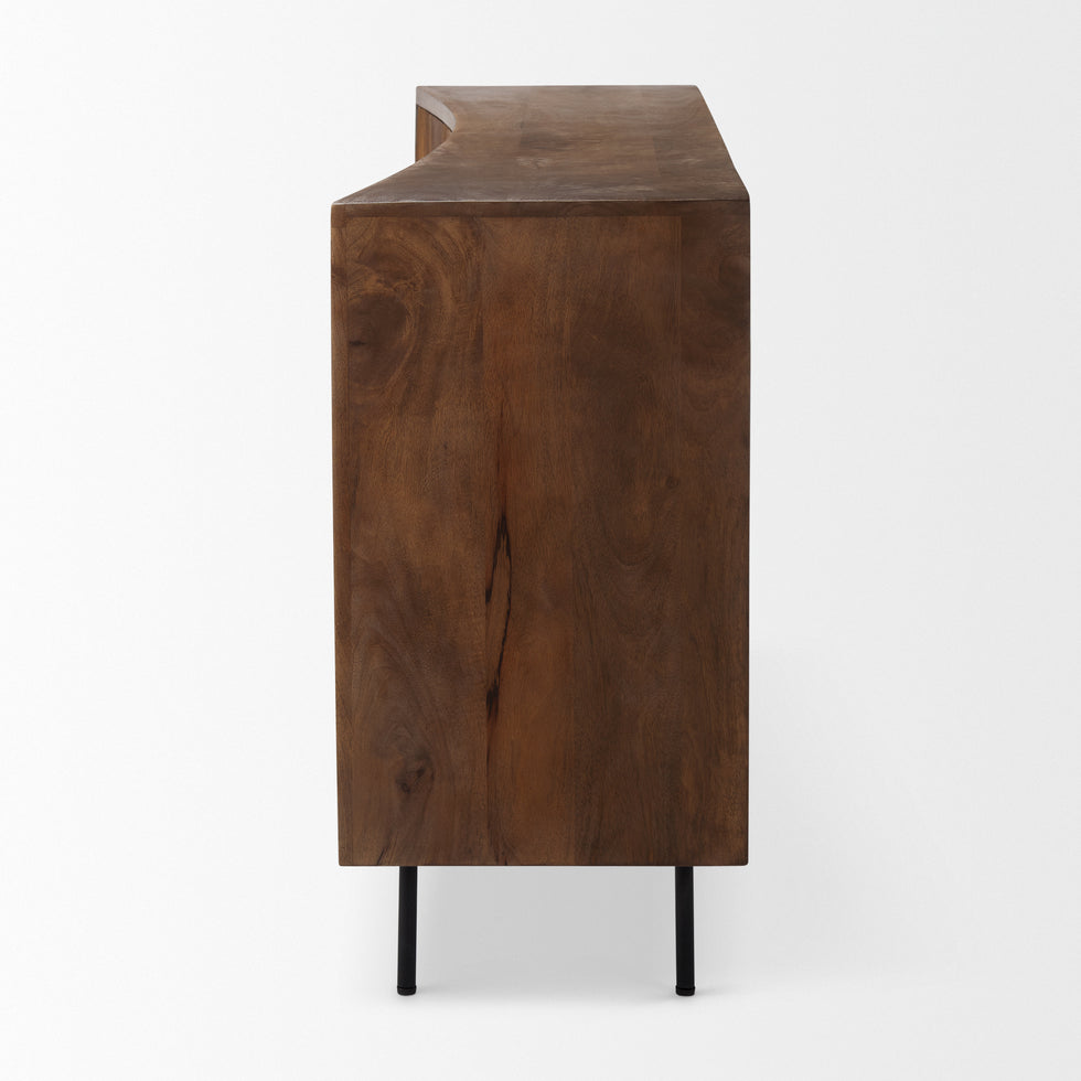Mercana - Lance Sideboard in Brown, Solid Wood