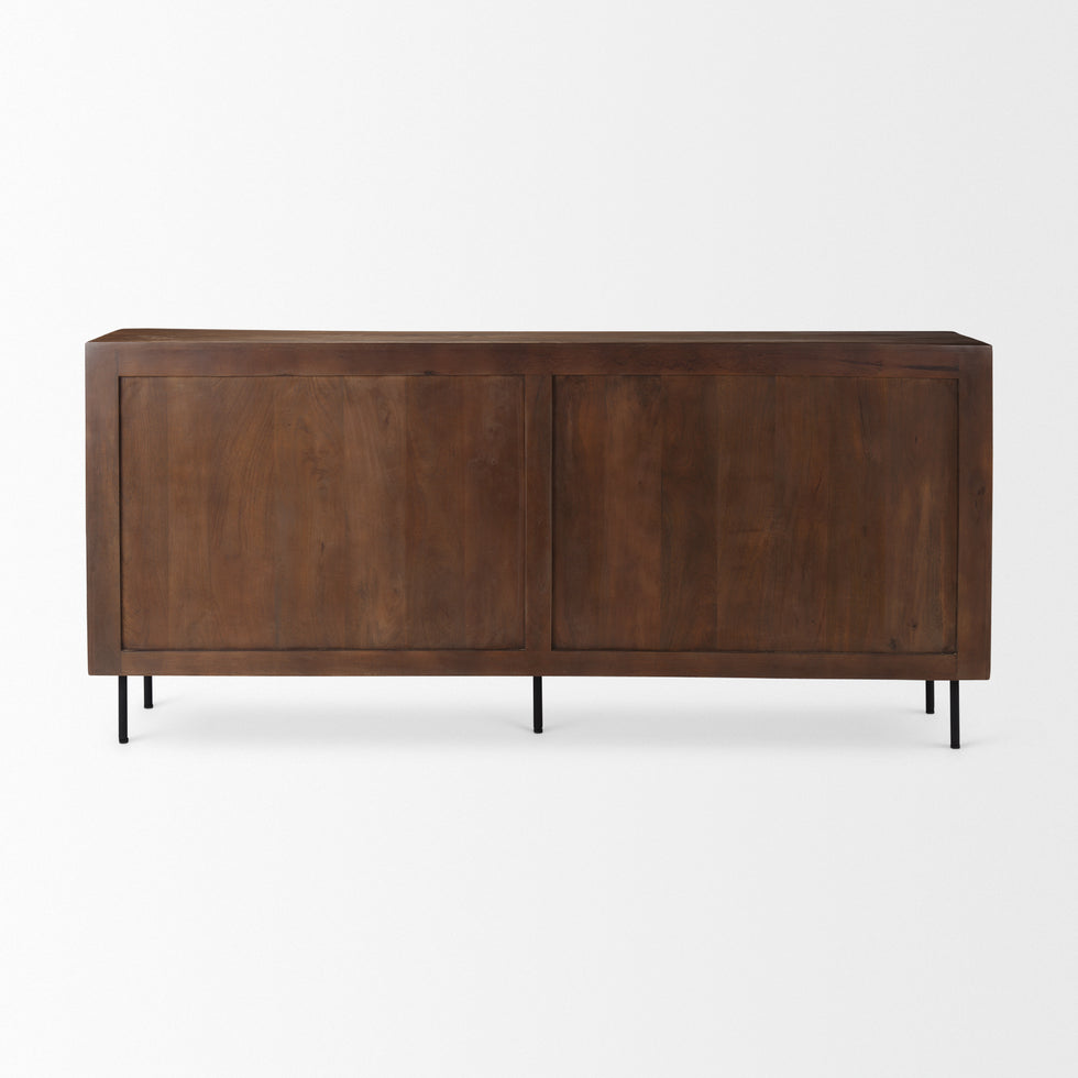Mercana - Lance Sideboard in Brown, Solid Wood