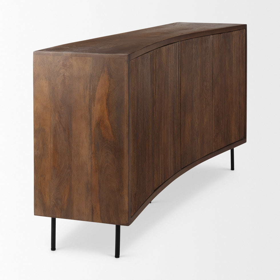 Mercana - Lance Sideboard in Brown, Solid Wood