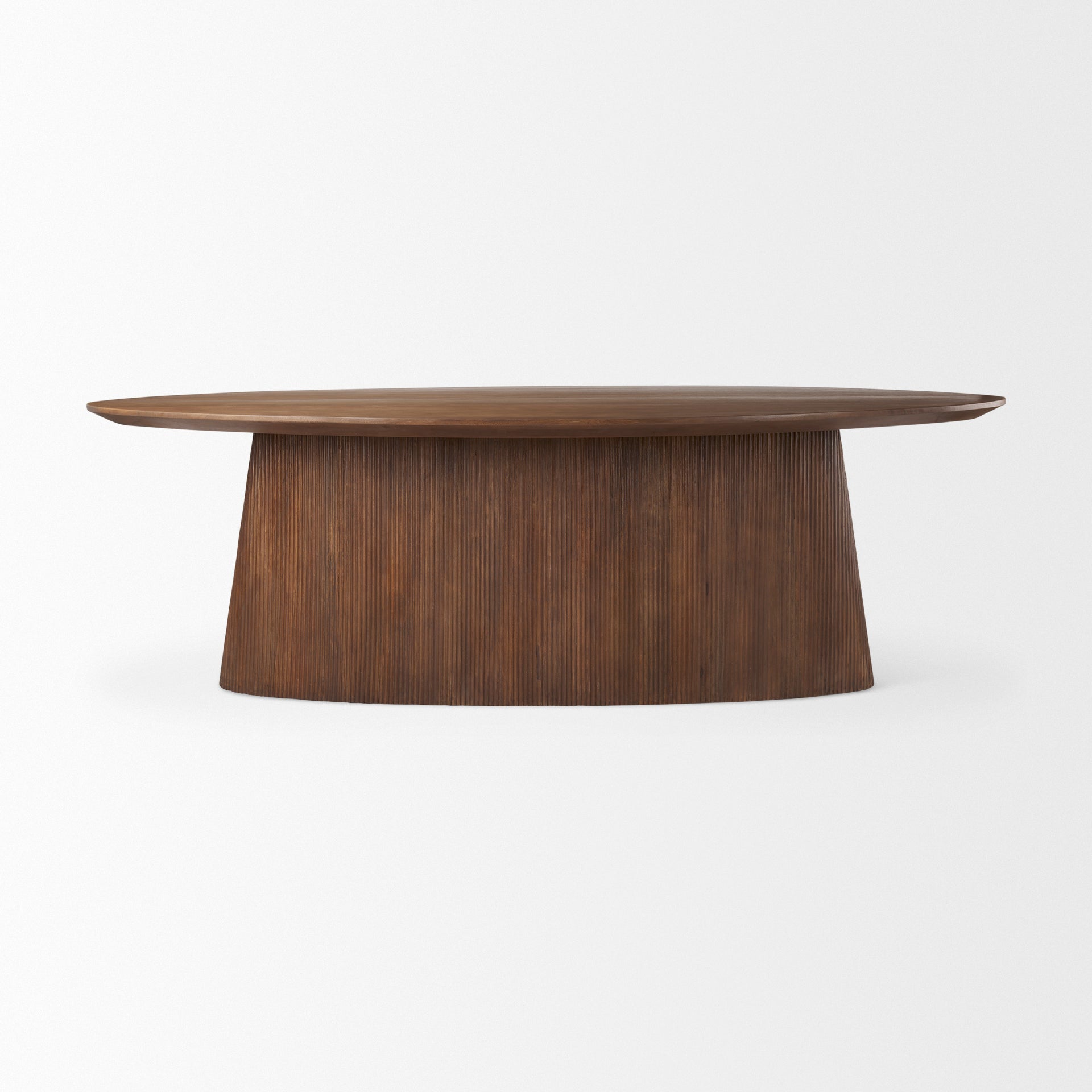 Mercana - Lance Dining Table in Brown, Solid Wood