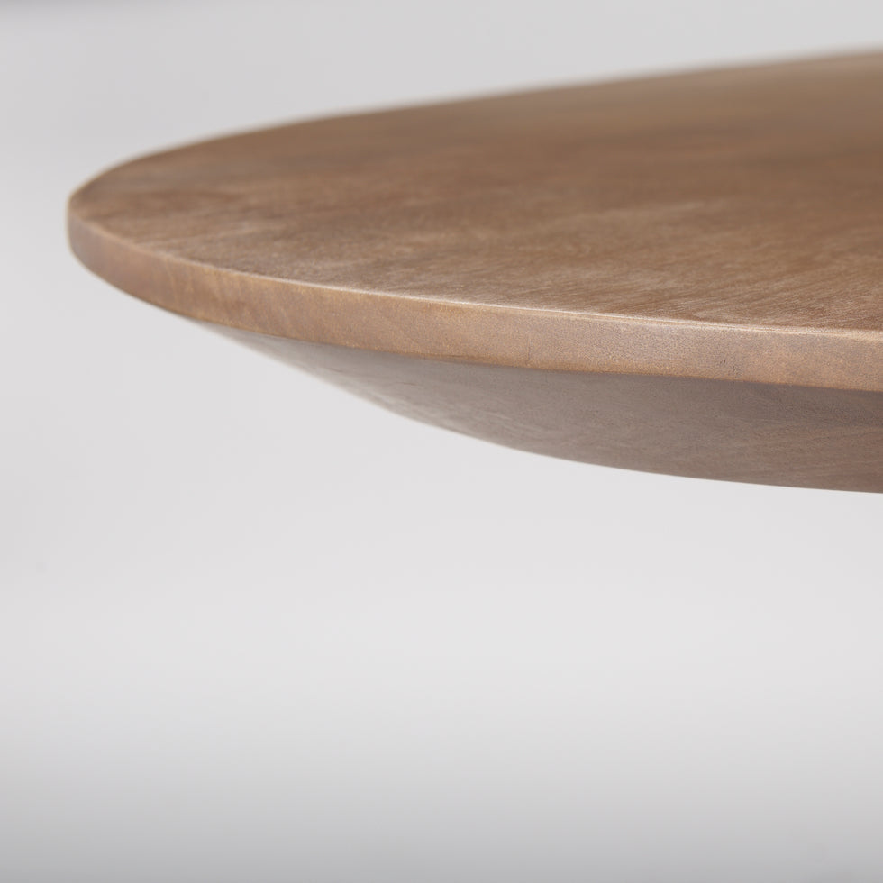 Mercana - Lance Dining Table in Brown, Solid Wood
