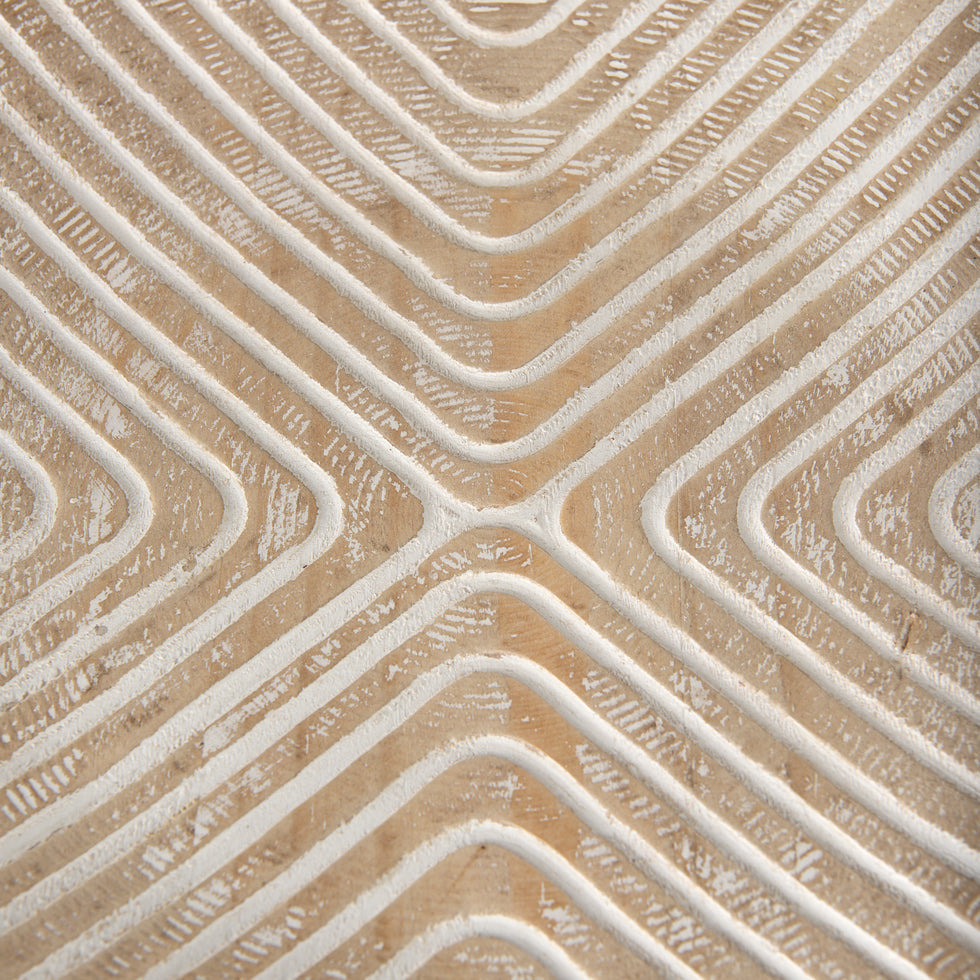 Mercana - Jamila Tray in Brown, Solid Wood