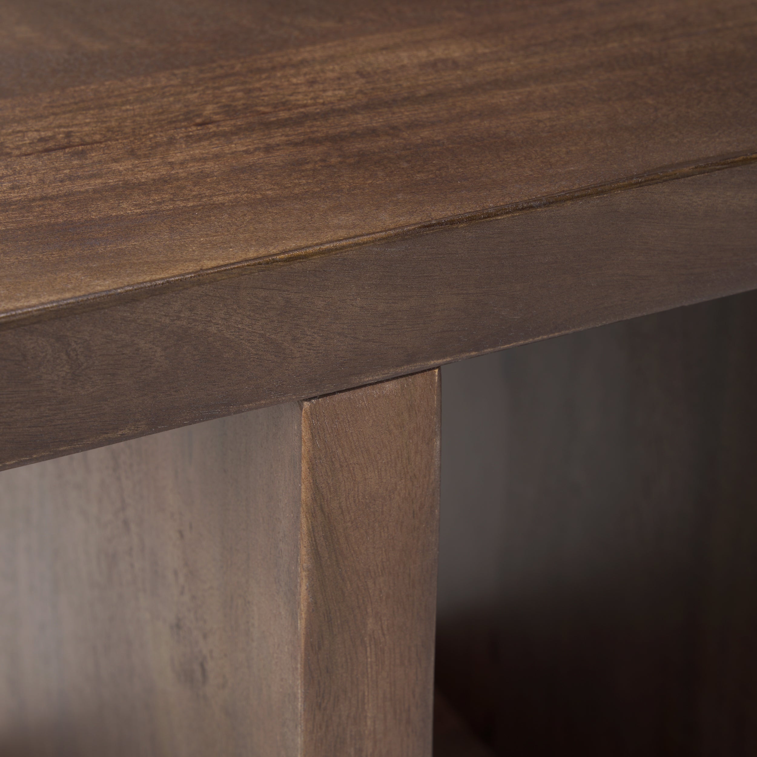 Mercana - Nohr Accent Table in Brown, Solid Wood