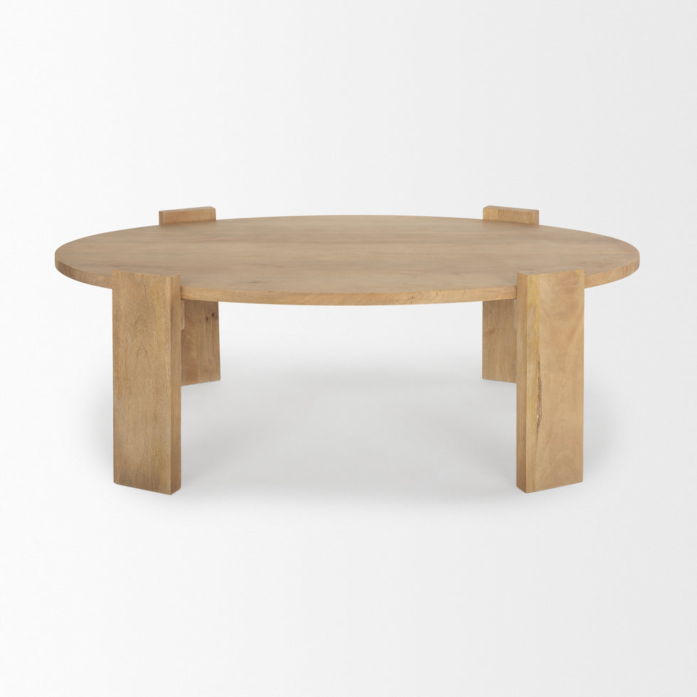 Mercana - Evelyn Coffee Table in Brown, Solid Wood