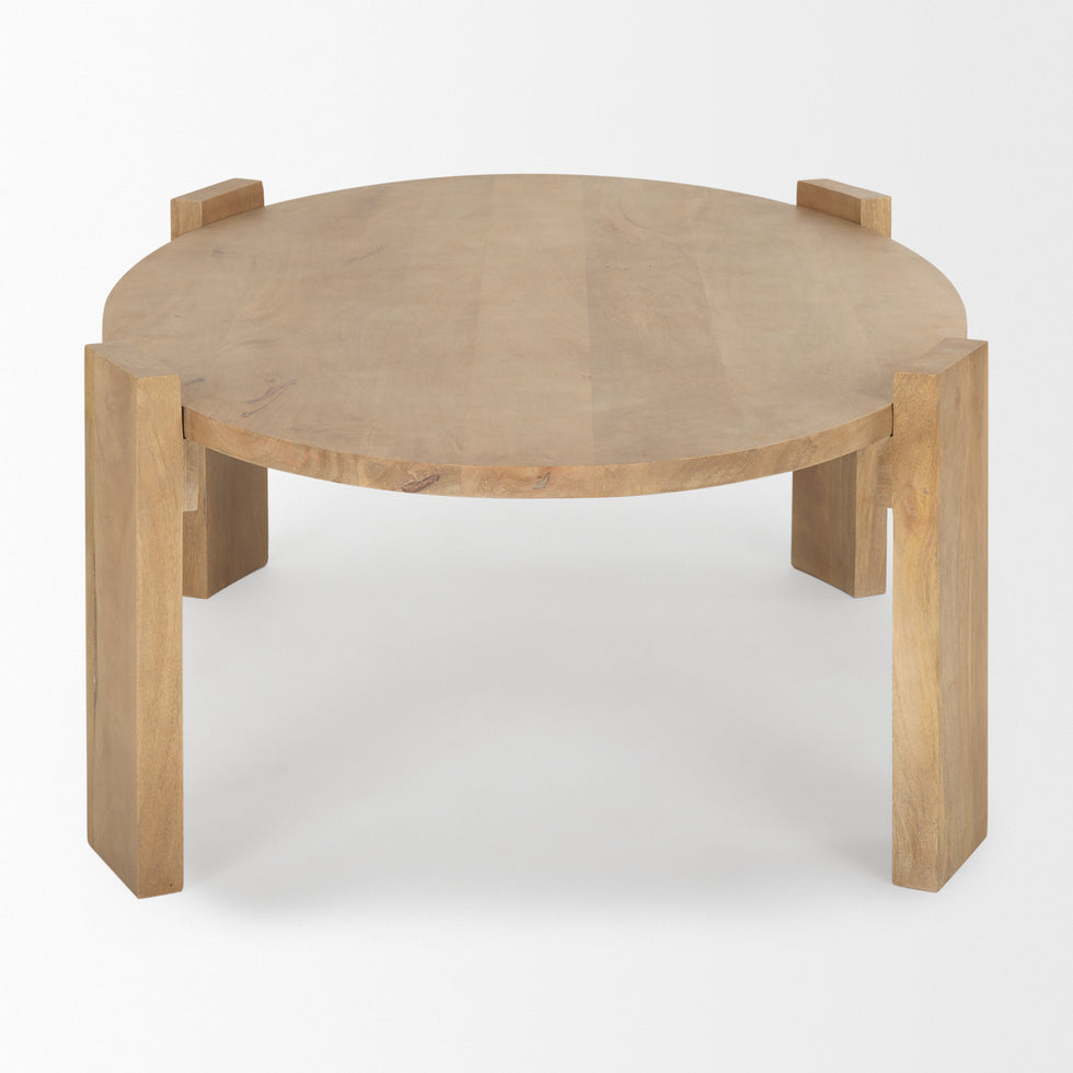Mercana - Evelyn Coffee Table in Brown, Solid Wood