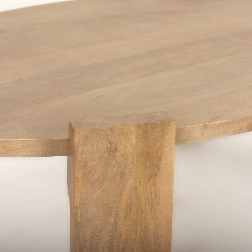 Mercana - Evelyn Coffee Table in Brown, Solid Wood