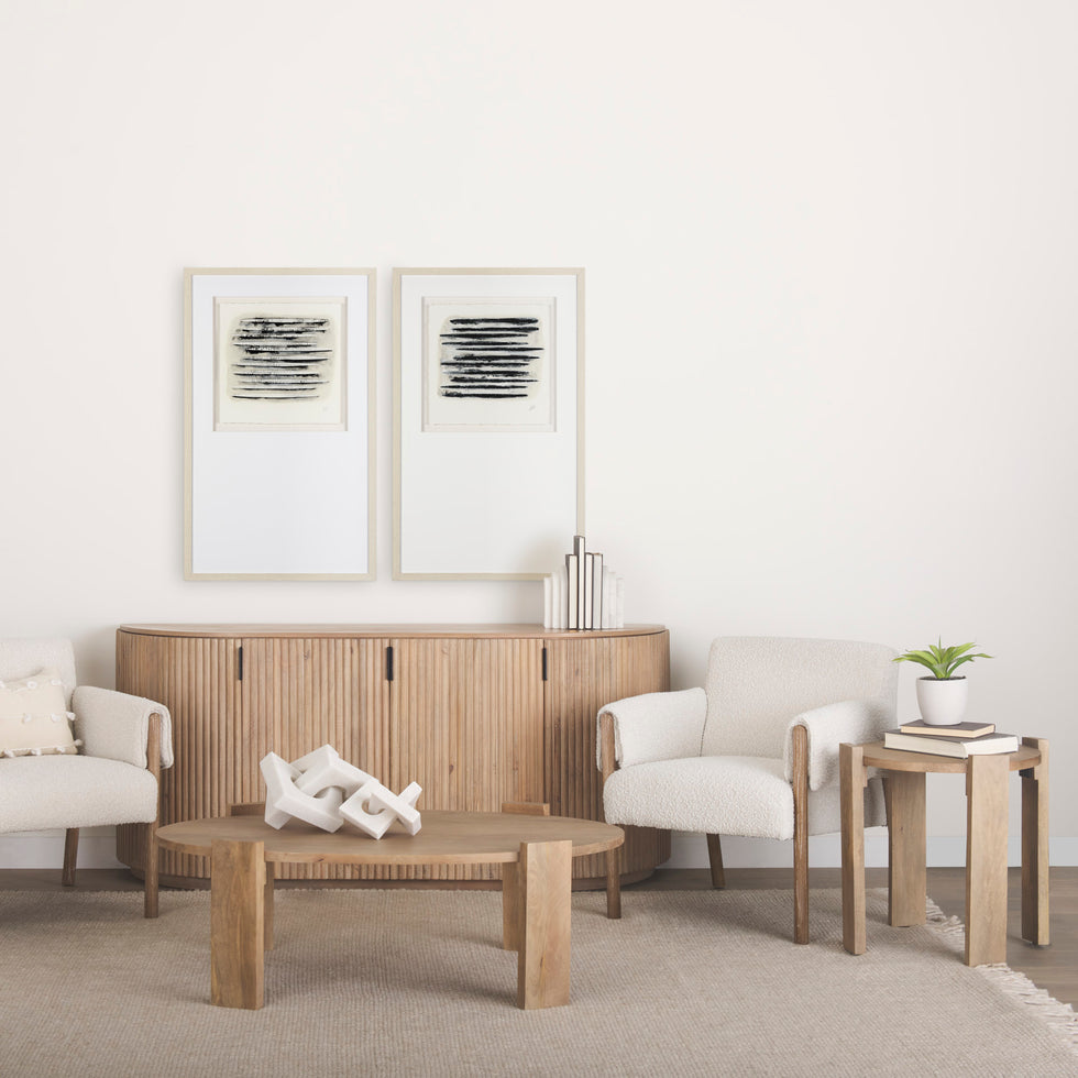 Mercana - Evelyn Coffee Table in Brown, Solid Wood
