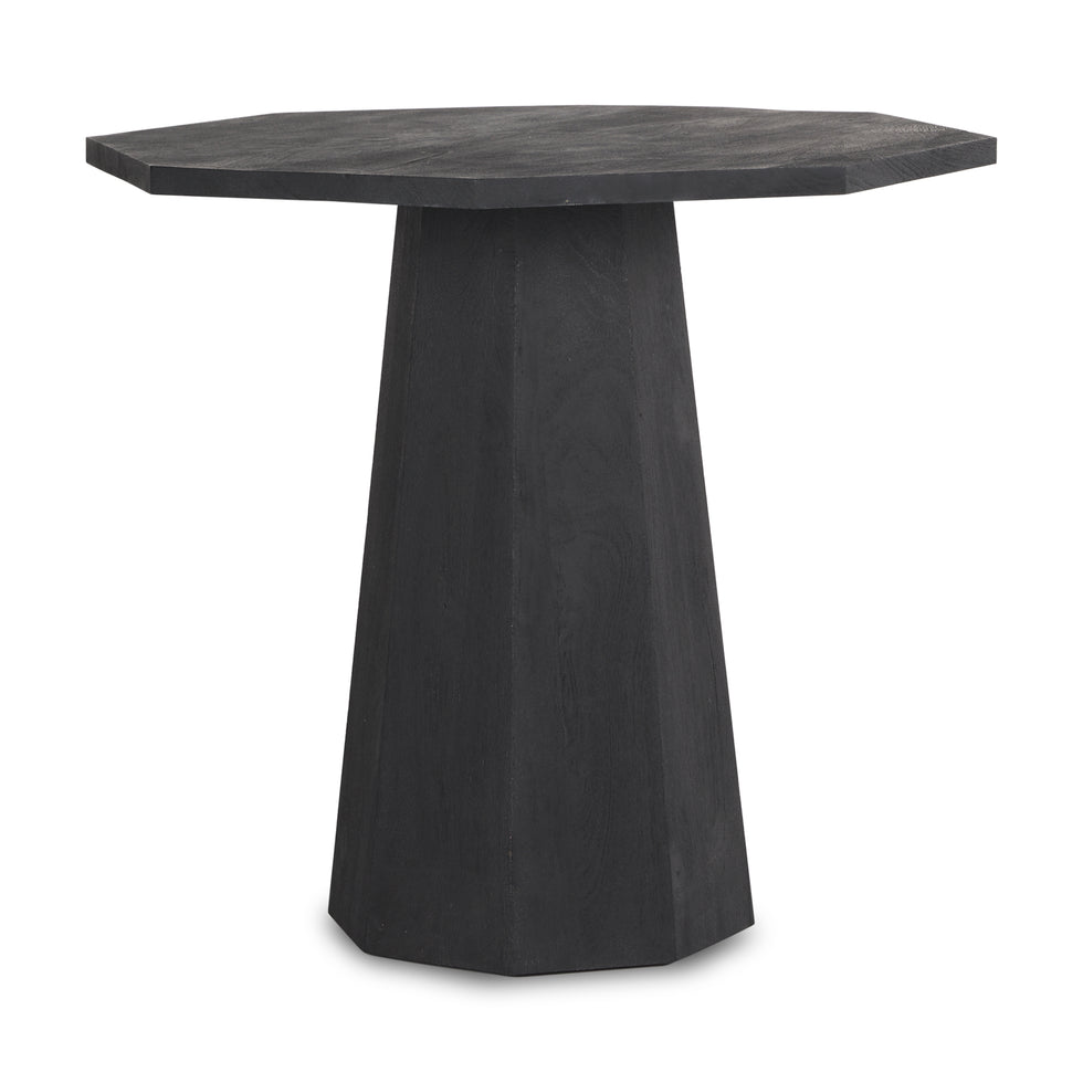 Mercana - Maxine Foyer Table in Black, Solid Wood