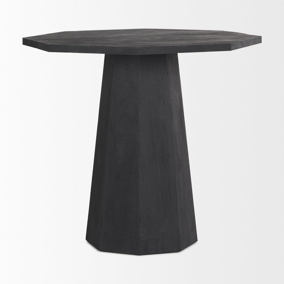 Mercana - Maxine Foyer Table in Black, Solid Wood