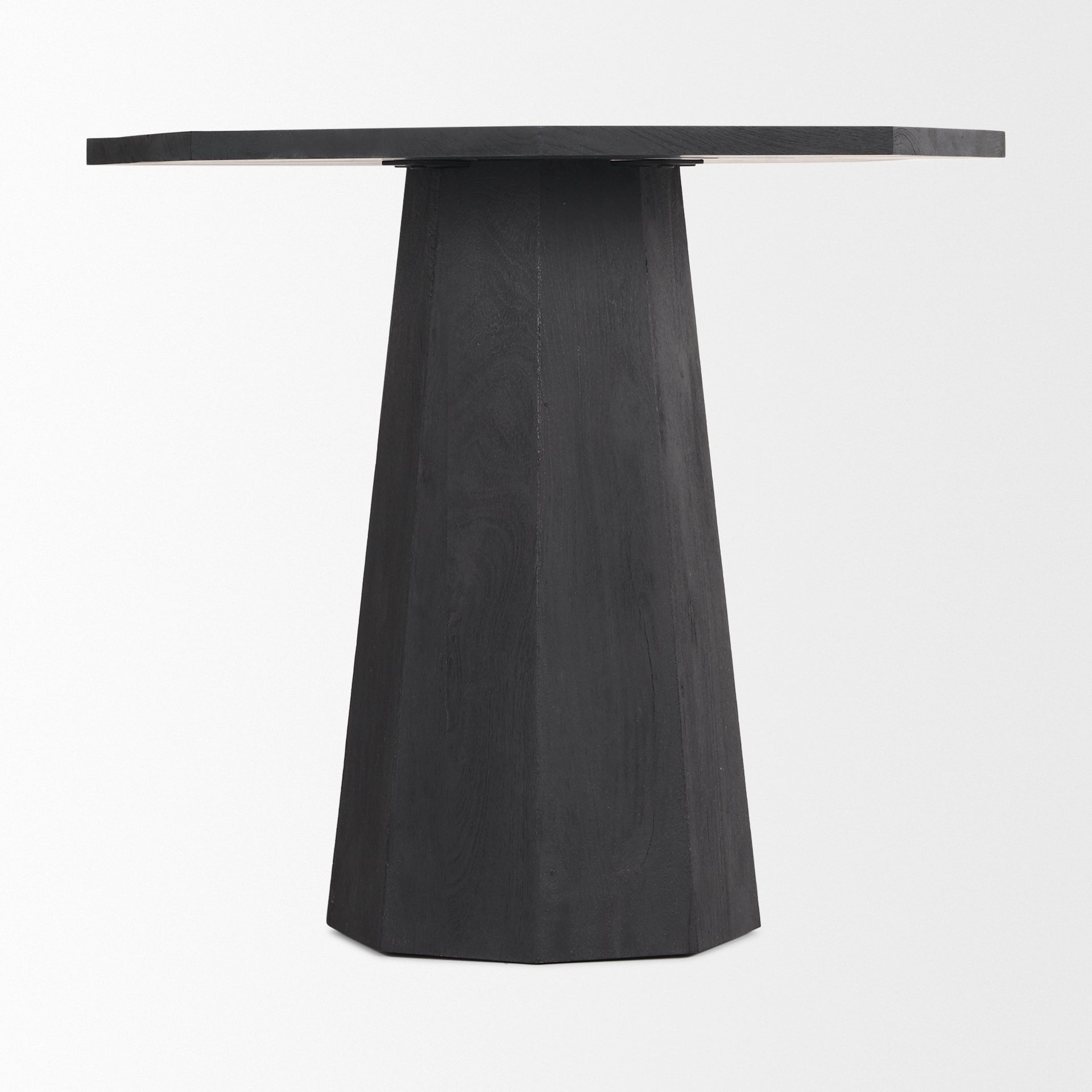 Mercana - Maxine Foyer Table in Black, Solid Wood