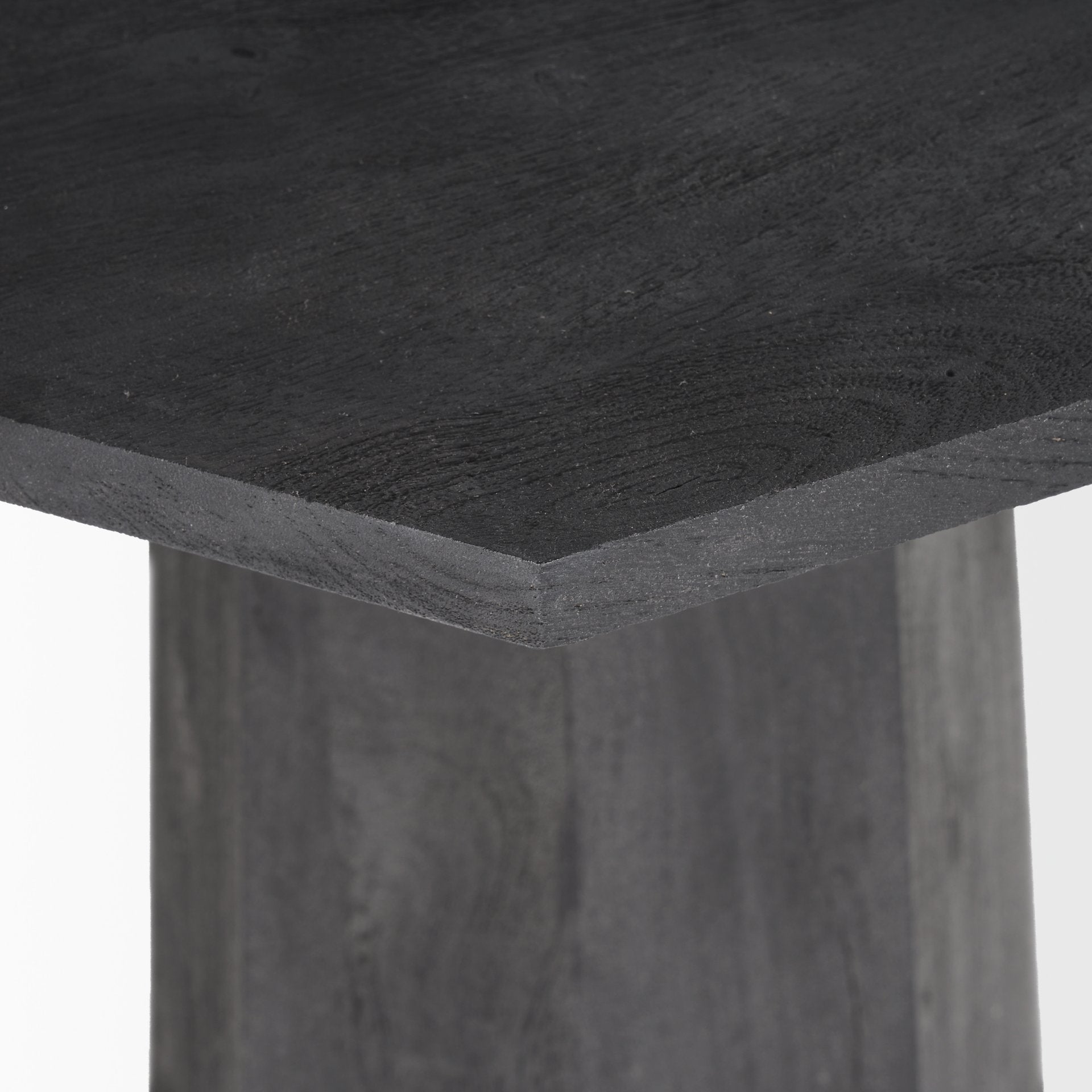 Mercana - Maxine Foyer Table in Black, Solid Wood