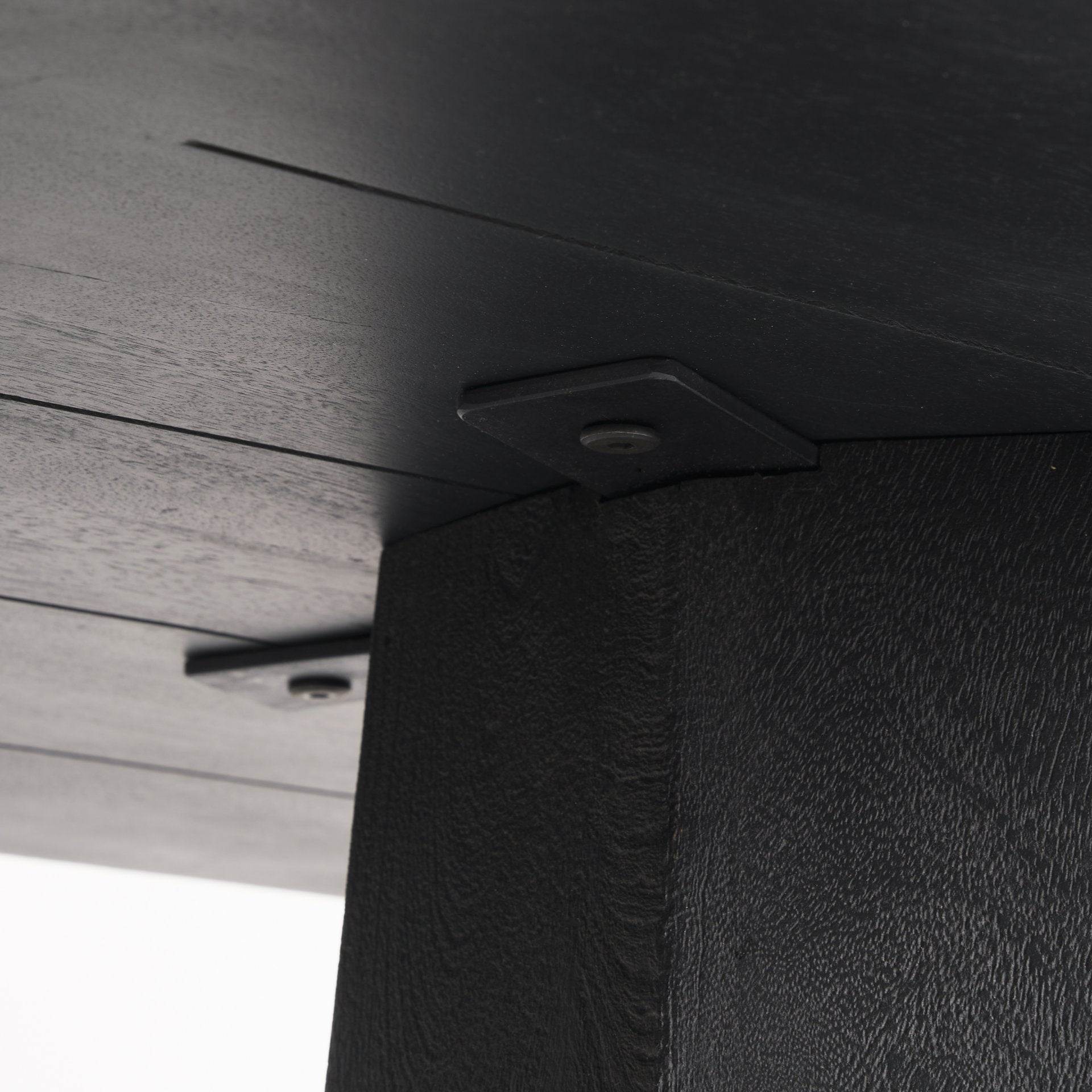 Mercana - Maxine Foyer Table in Black, Solid Wood