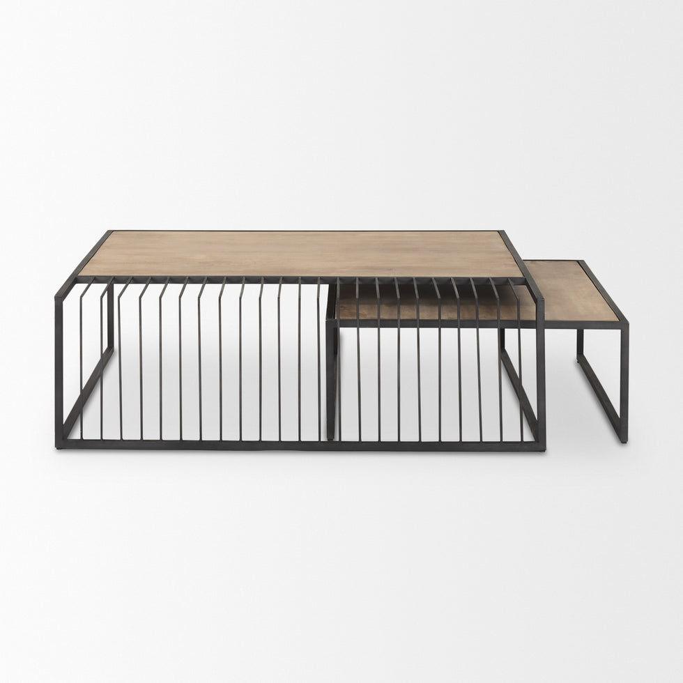 Mercana - Miles Coffee Table in Brown, Wood