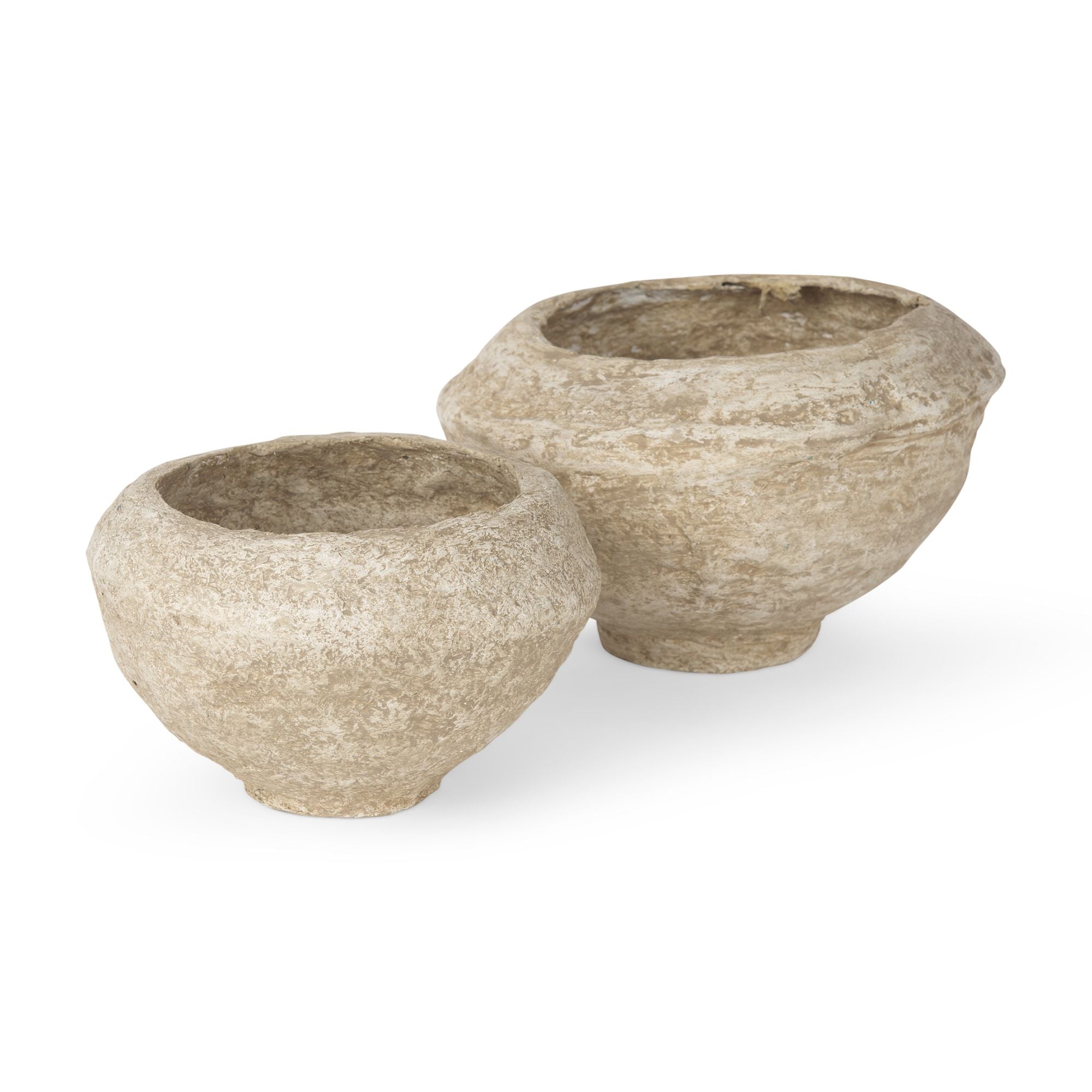 Mercana - Sonu Paper Mache Half-Pot Bowls (Set)