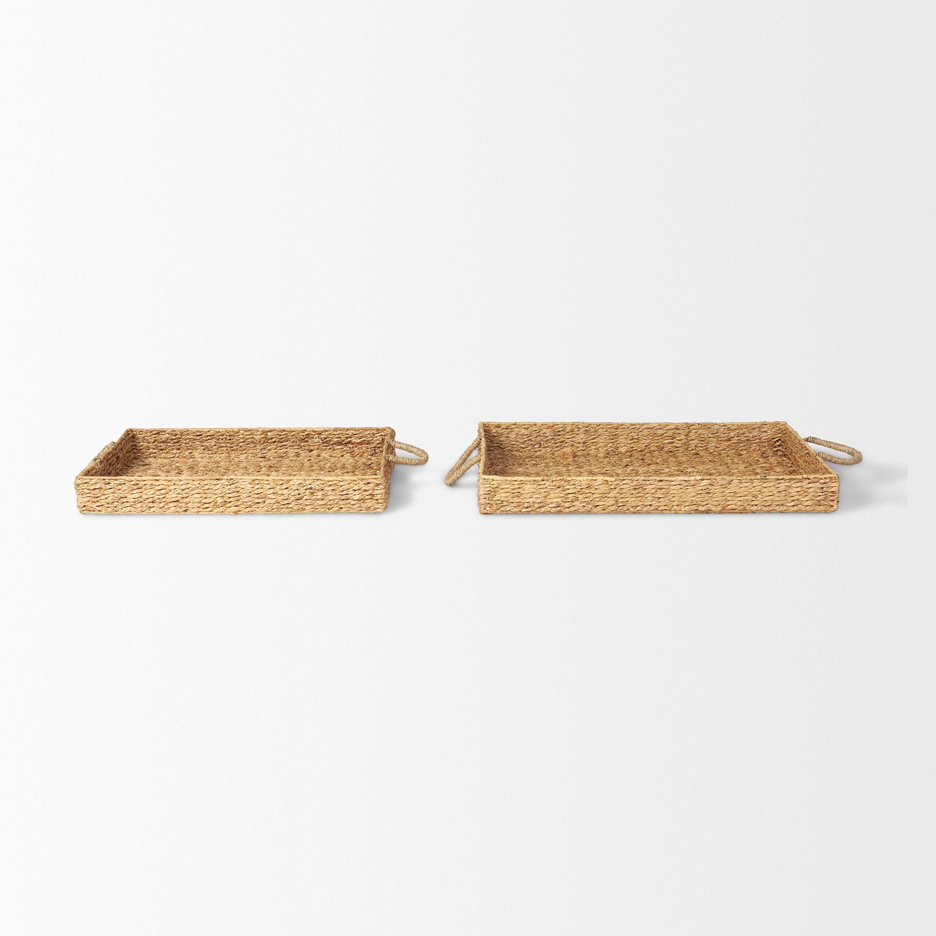 Mercana - Hona Trays in Brown, Water Hyacinth